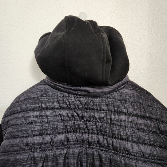 Ecko Unltd Black and Gray Puffer Jacket Men's Size 4X - Picture 4 of 11